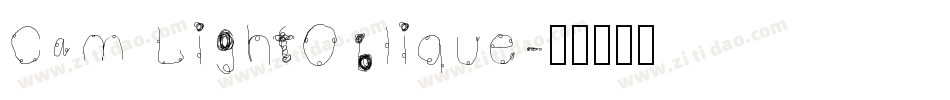 Cam LightOblique字体转换